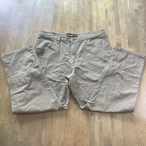 NWT Wrangler Workwear Relaxed Fit Mens Tan Boot Cut High Rise‎ Pants Size 40x30